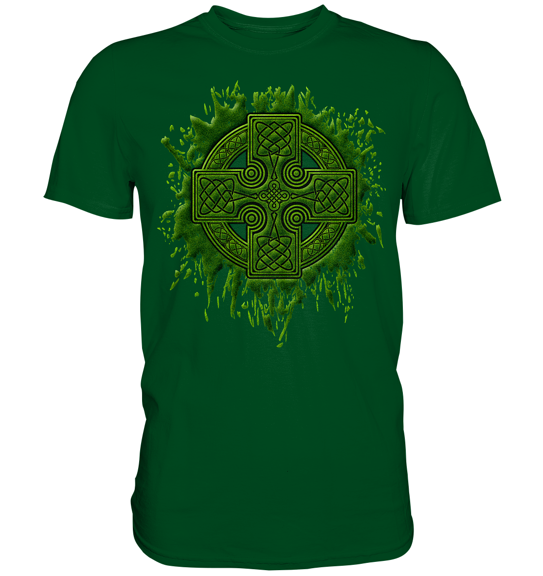 Celtic Cross "Splatter" - Premium Shirt