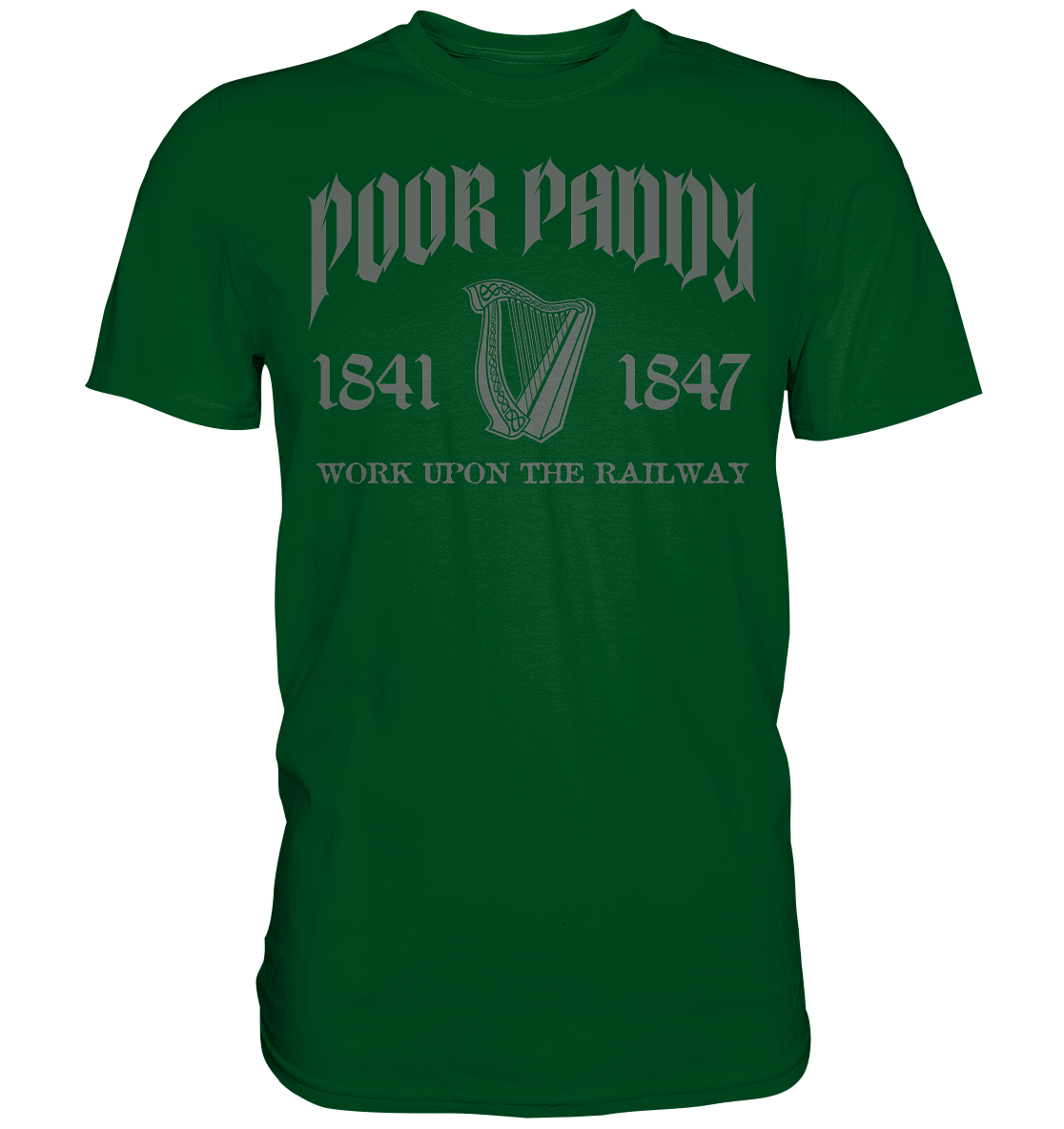 Poor Paddy "Work Upon The Railway" - Premium Shirt