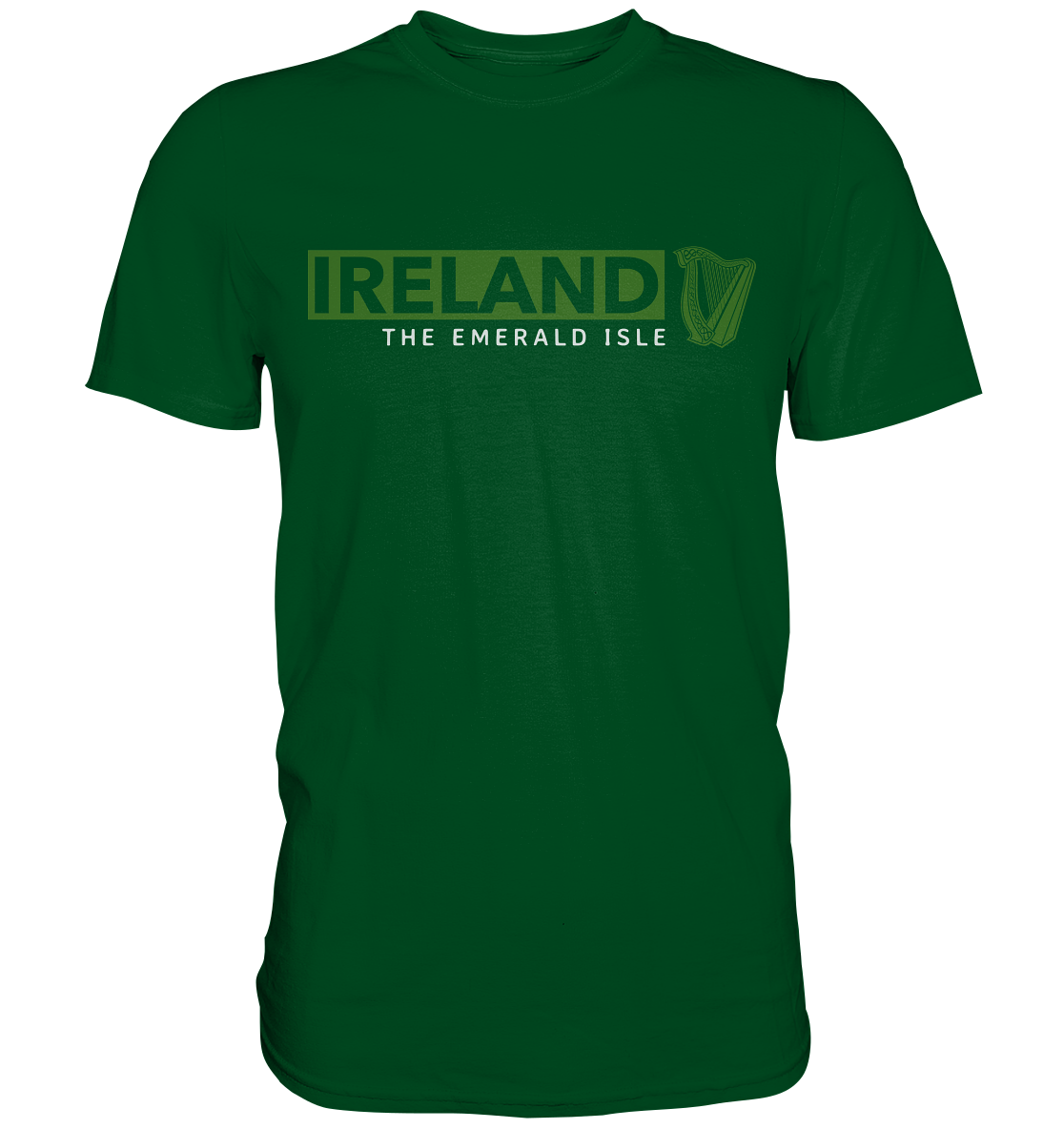 Ireland "The Emerald Isle / Harp" - Premium Shirt
