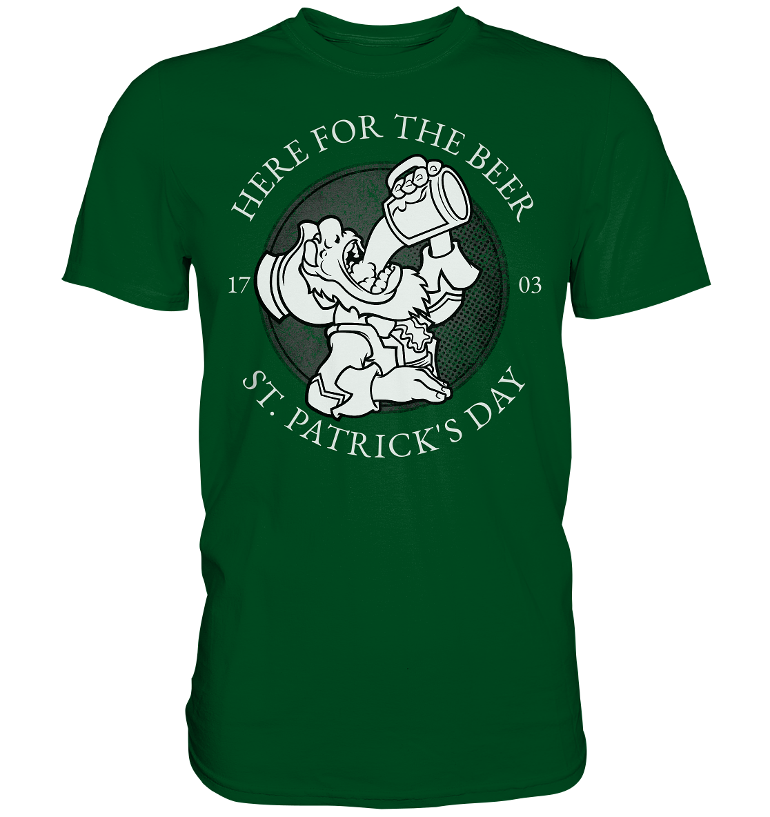 Here For The Beer "St. Patrick's Day" - Premium Shirt
