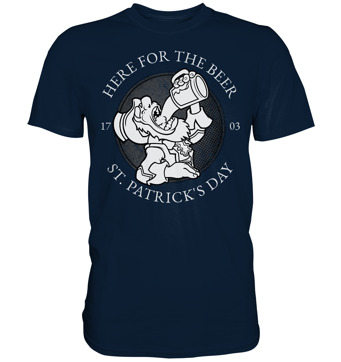Here For The Beer "St. Patrick's Day" - Premium Shirt