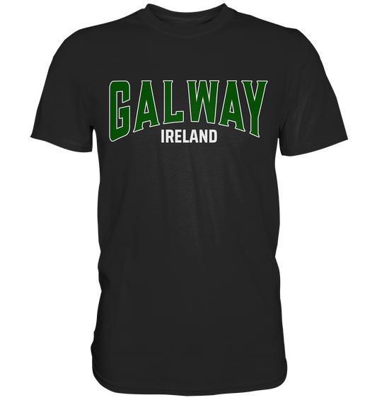 Galway / Ireland "Green Logo" - Premium Shirt