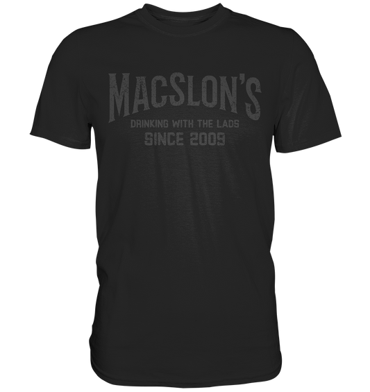 MacSlon's "Drinking With The Lads" - Premium Shirt