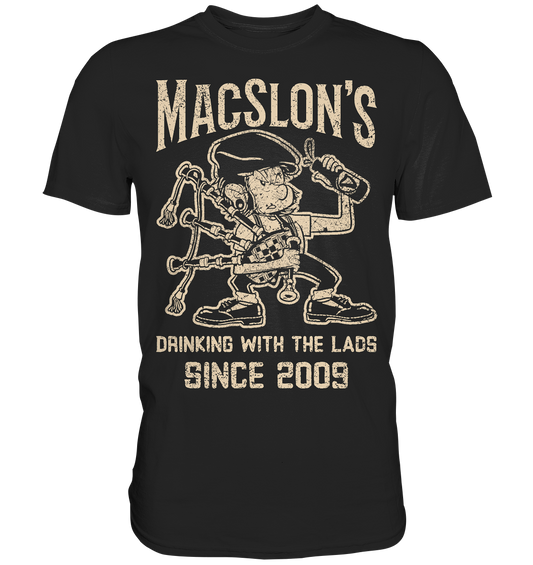 MacSlon's "Drinking With The Lads" - Premium Shirt