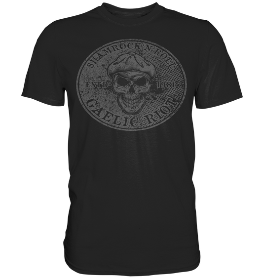 Shamrock And Roll "Skull / Gaelic Riot" - Premium Shirt