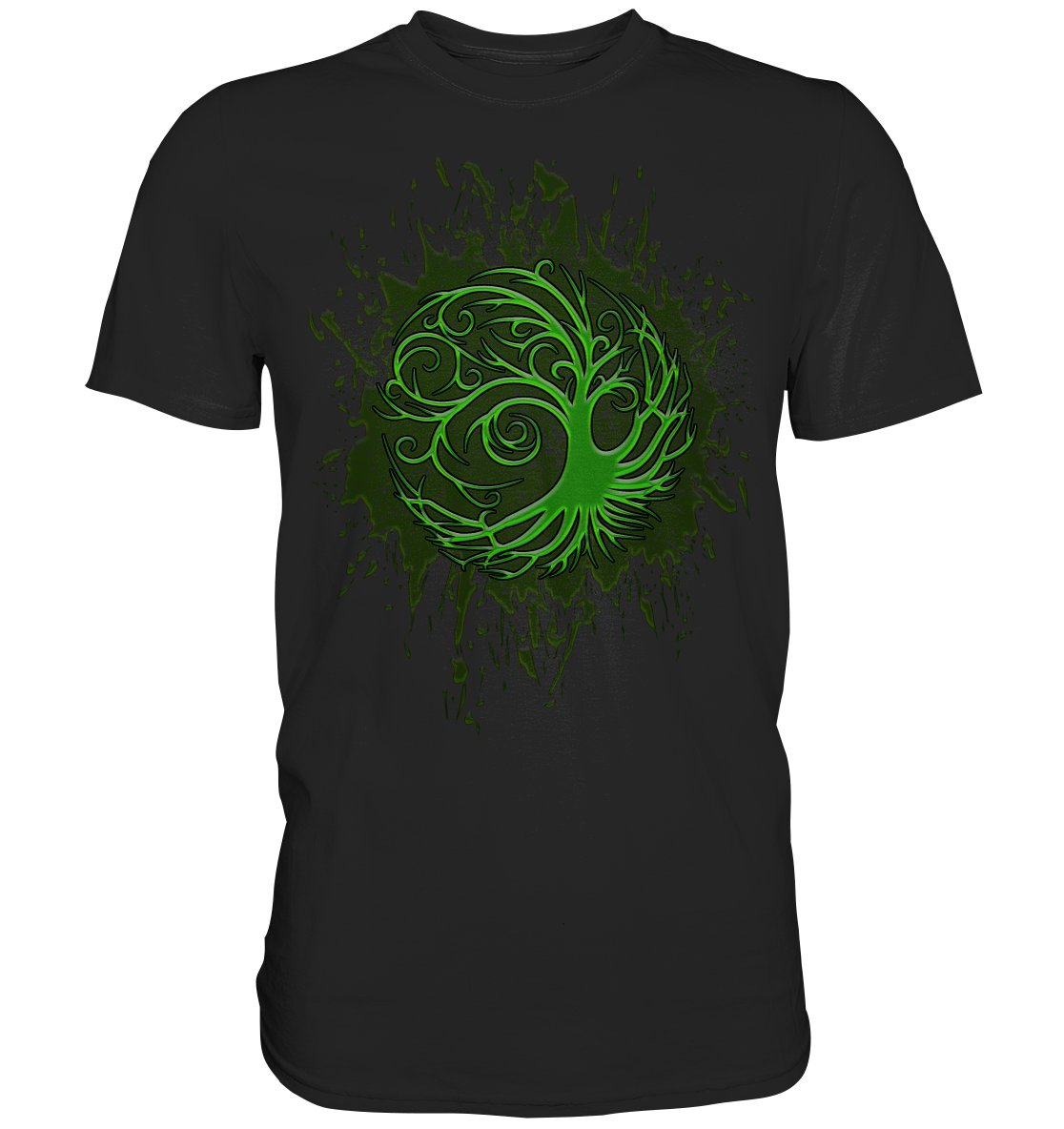 Celtic Tree "Splatter" - Premium Shirt