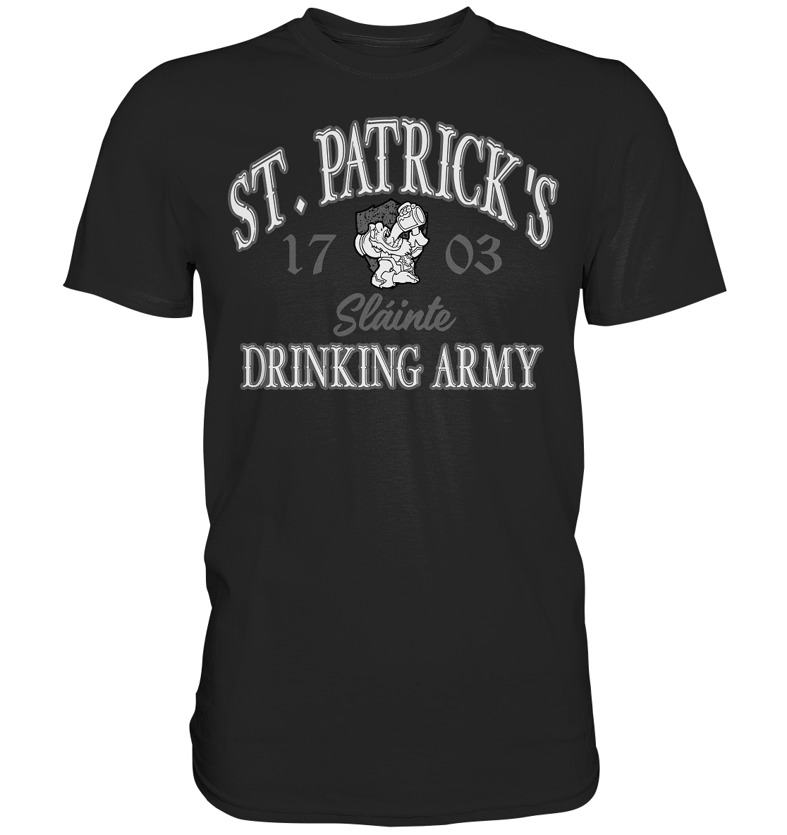 St. Patrick's Drinking Army "Sláinte" - Premium Shirt