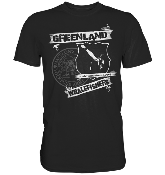 Greenland Whalefishers "MacSlon's Folkpunk Army" - Premium Shirt