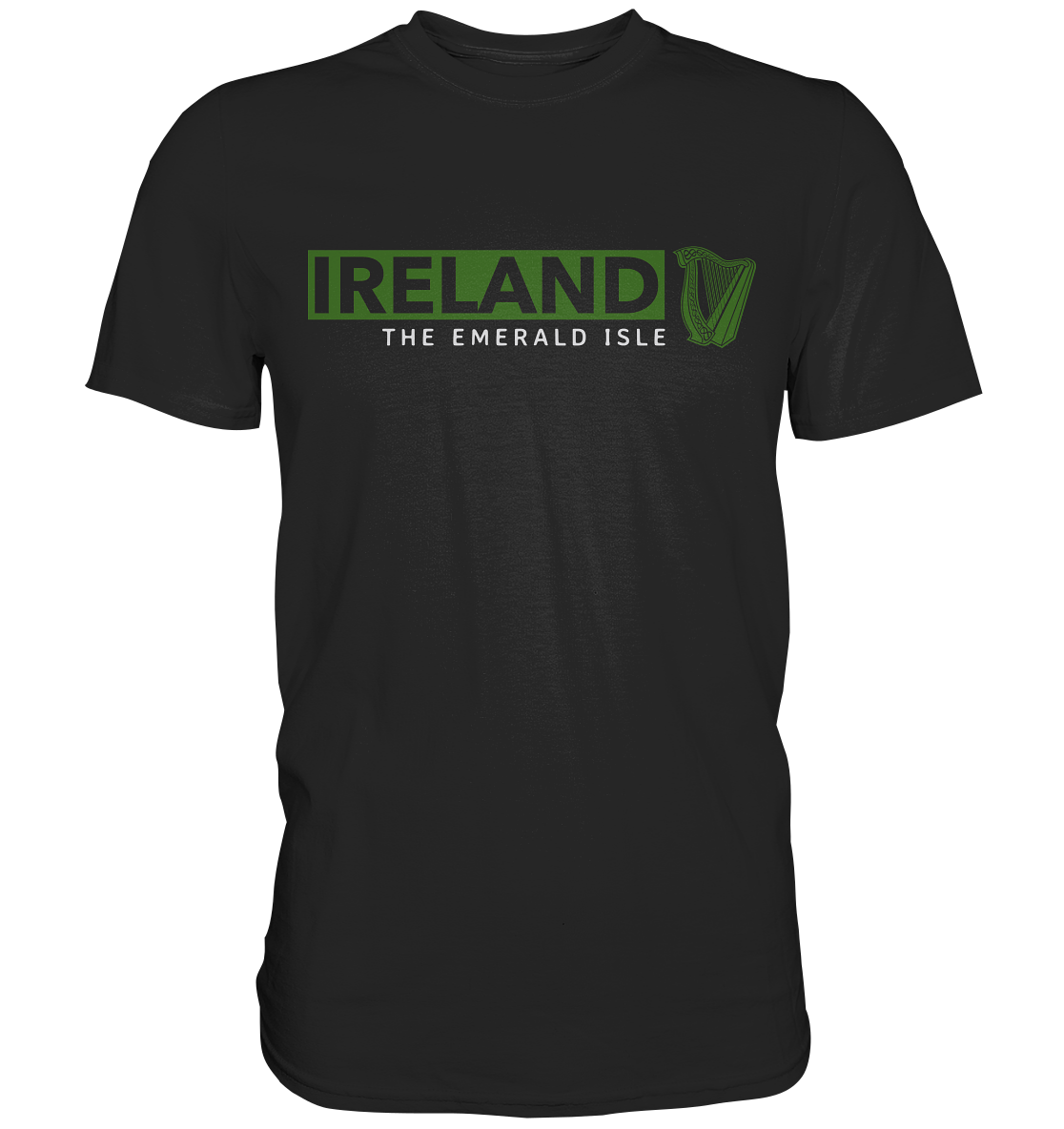 Ireland "The Emerald Isle / Harp" - Premium Shirt