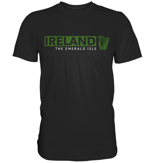 Ireland "The Emerald Isle / Harp" - Premium Shirt