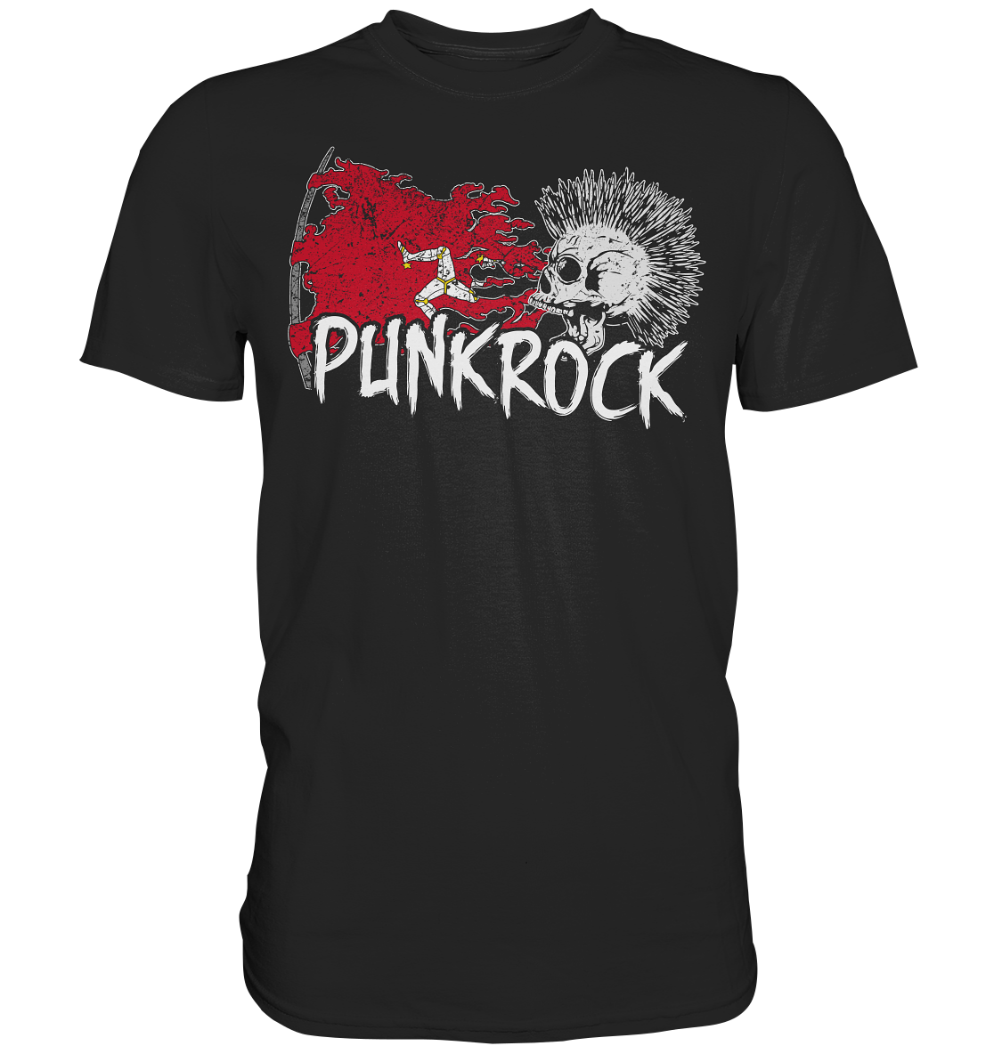 Punkrock "Isle Of Man" - Premium Shirt