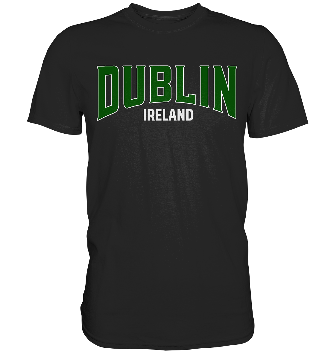 Dublin / Ireland "Green Logo" - Premium Shirt