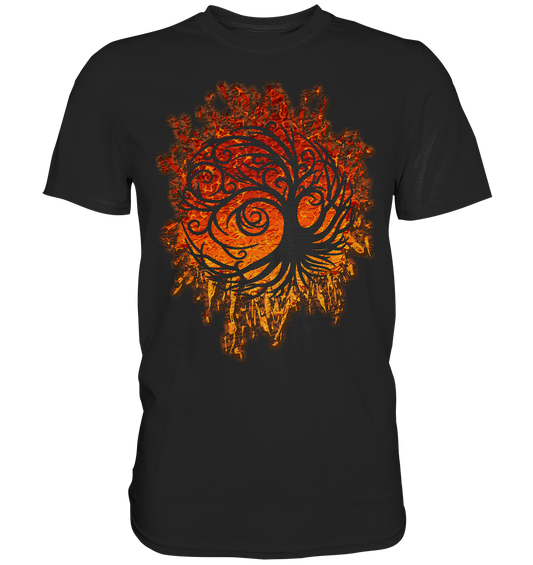 Celtic Tree "Fire" - Premium Shirt