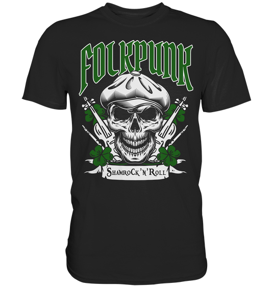 Folkpunk "Shamrock'n'Roll" - Premium Shirt