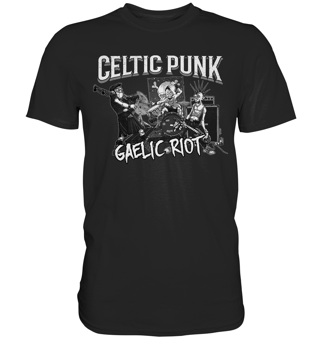 Celtic Punk "Gaelic Riot" - Premium Shirt