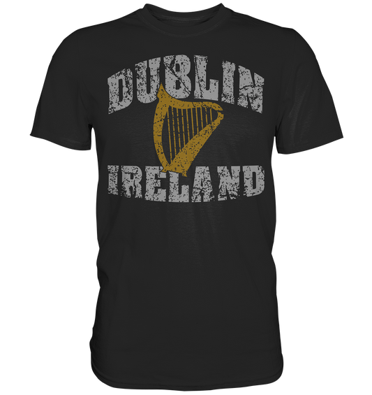 Dublin Ireland Harp - Premium Shirt