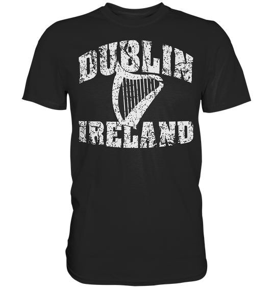 Dublin Ireland Harp - Premium Shirt