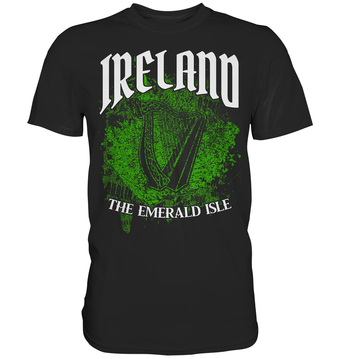 Ireland "The Emerald Isle / Splatter" - Premium Shirt