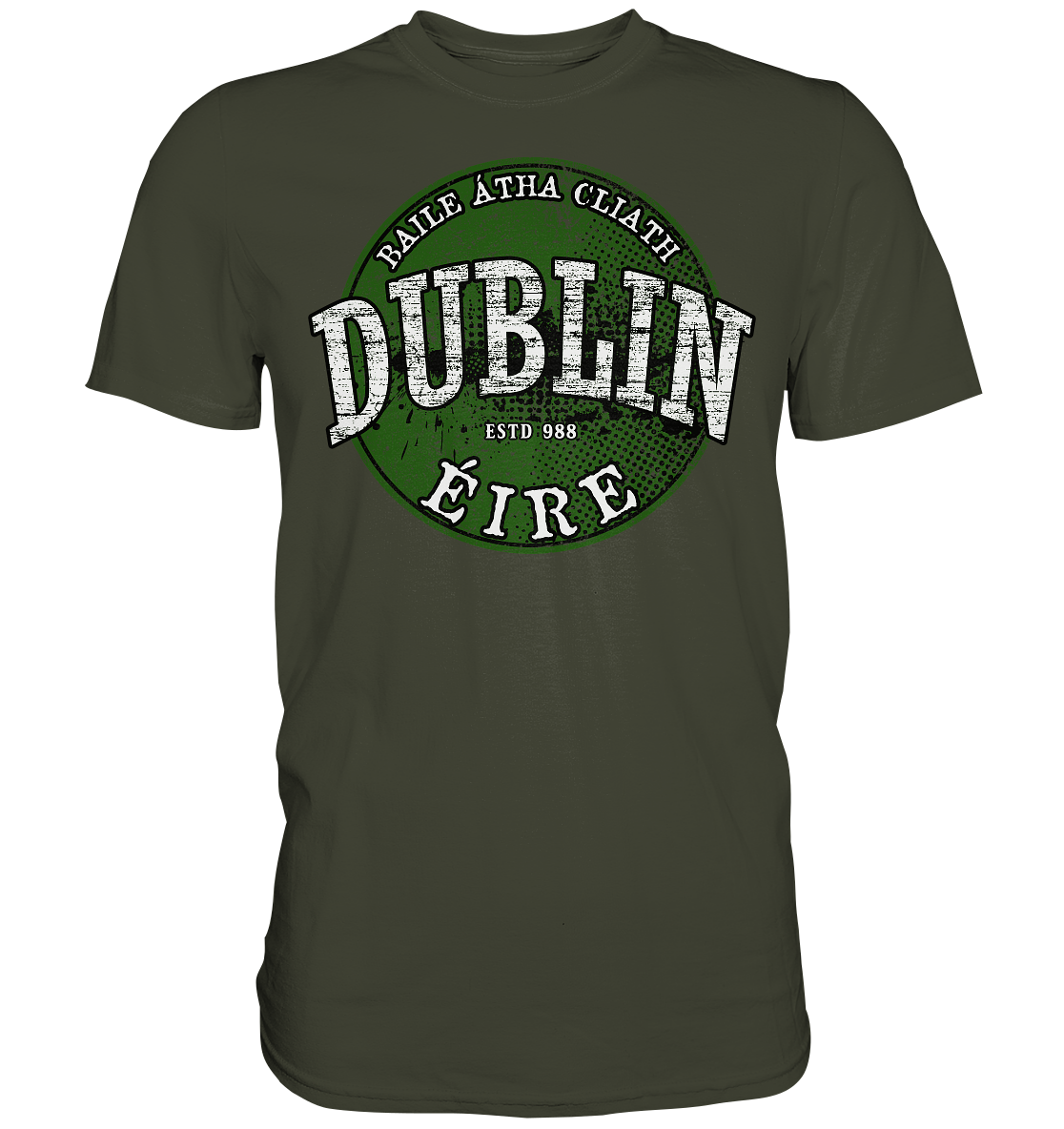 Dublin "Estd 988 / Baile Átha Cliath / Éire" - Premium Shirt