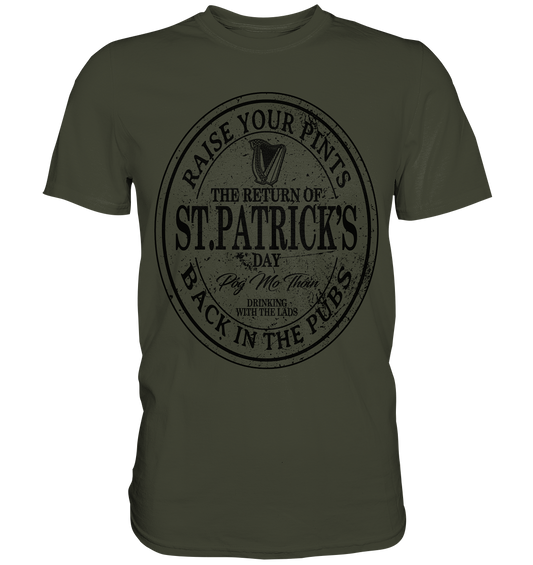 The Return Of St.Patrick's Day - Premium Shirt