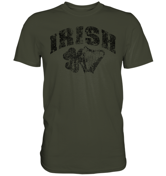 Irish "Shamrock & Harp" - Premium Shirt