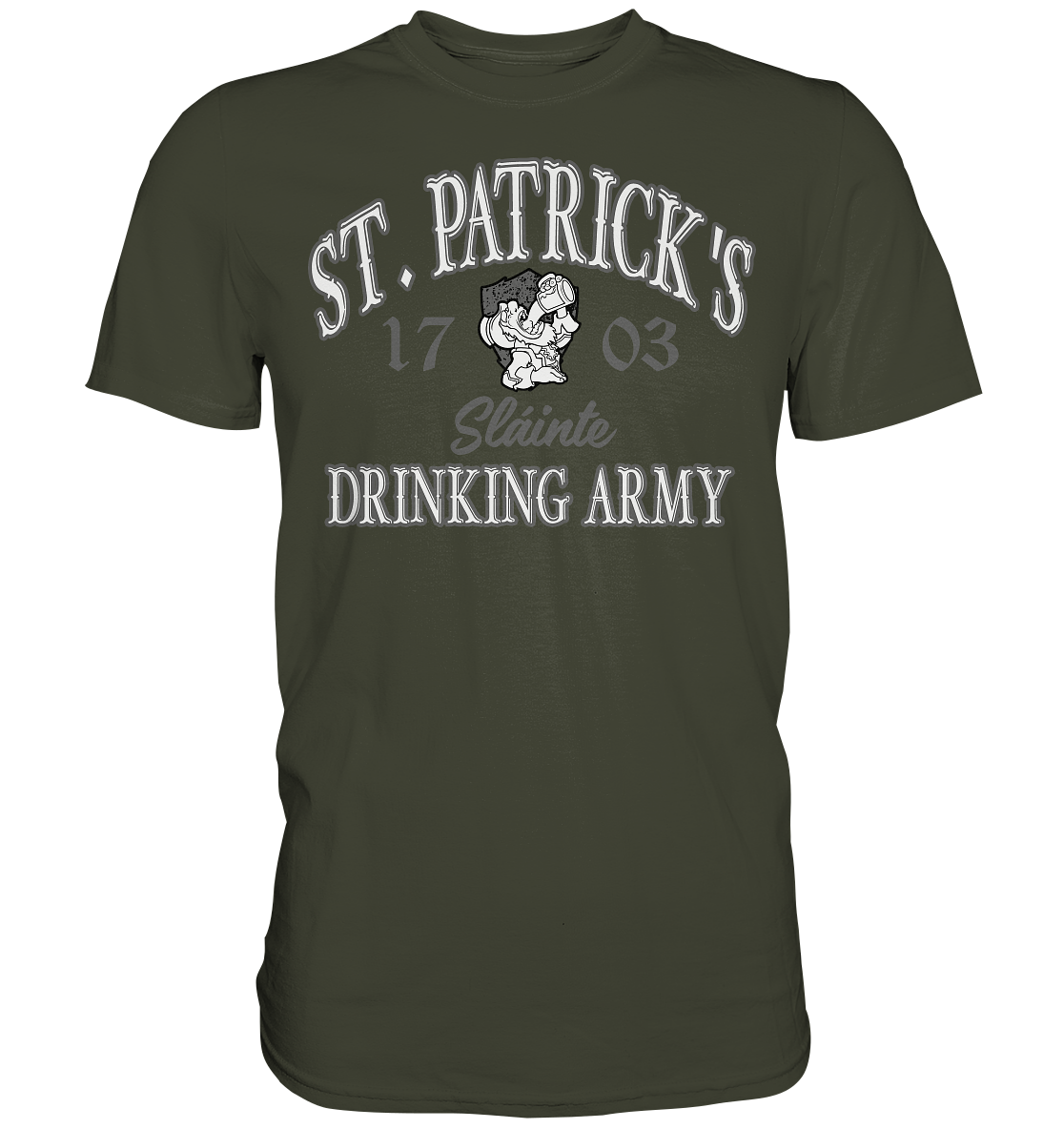St. Patrick's Drinking Army "Sláinte" - Premium Shirt