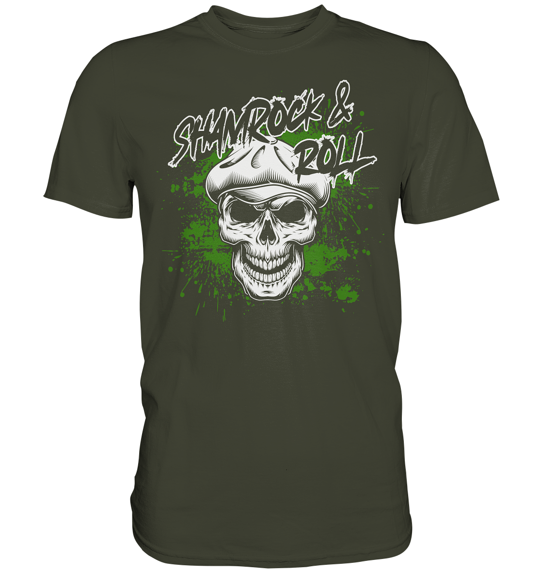 Shamrock And Roll "Skull" - Premium Shirt