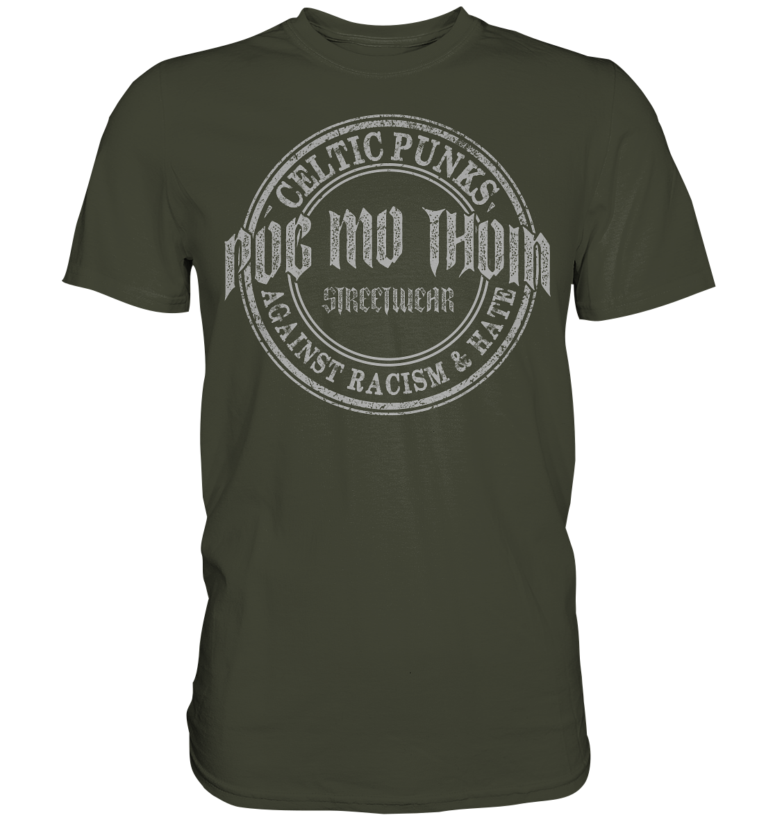 Póg Mo Thóin Streetwear "Celtic Punks Against Racism & Hate" - Premium Shirt