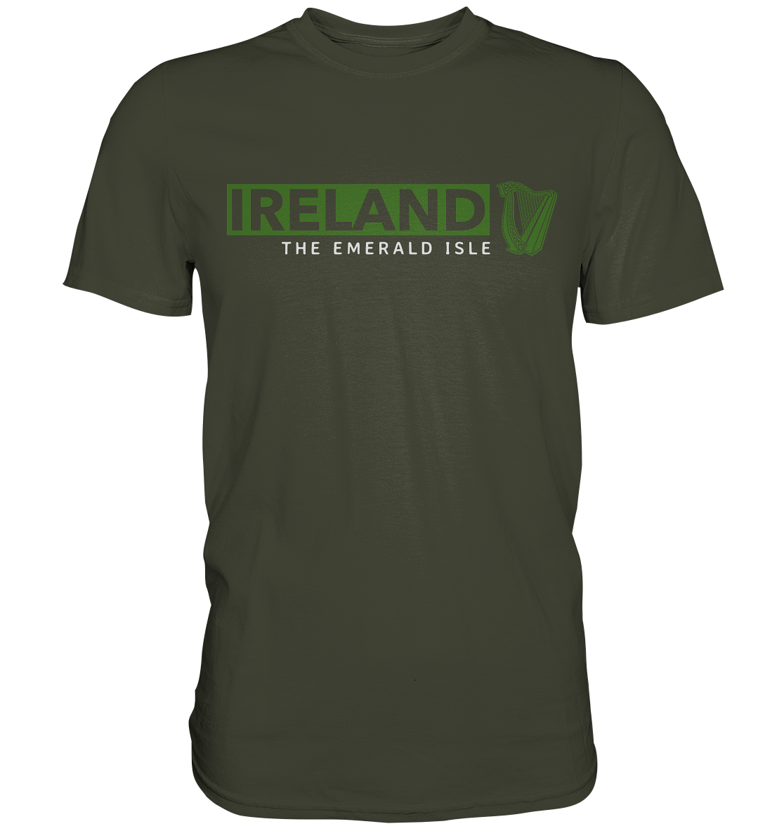 Ireland "The Emerald Isle / Harp" - Premium Shirt