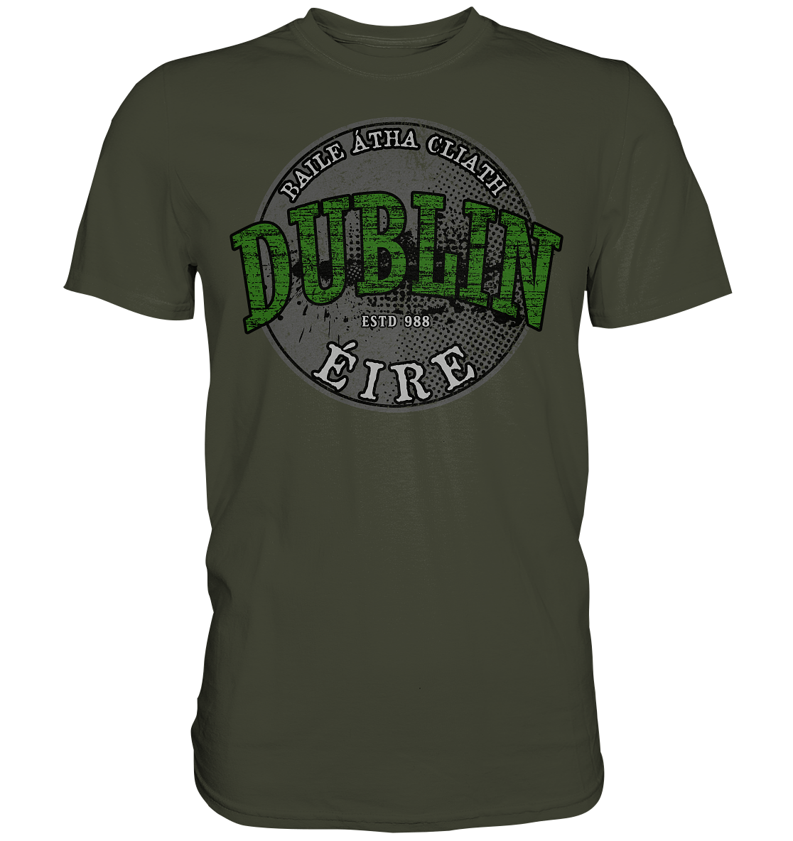 Dublin "Estd 988 / Baile Átha Cliath / Éire" - Premium Shirt