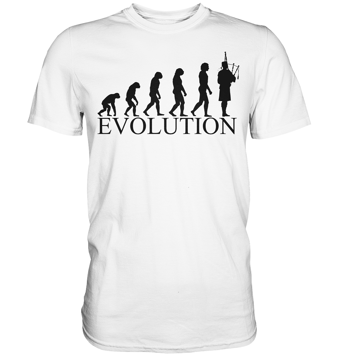 Bagpipe Evolution - Premium Shirt