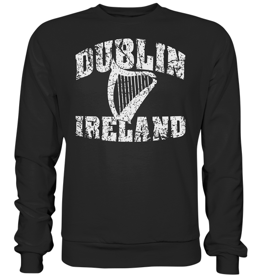 Dublin Ireland Harp - Premium Sweatshirt