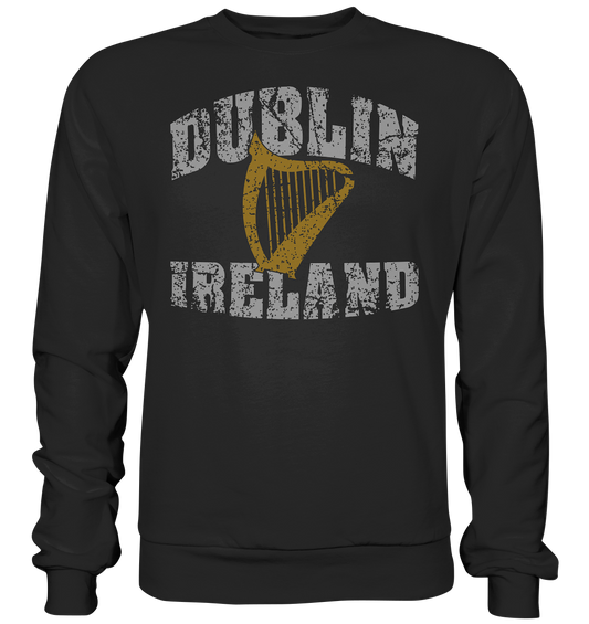 Dublin Ireland Harp - Premium Sweatshirt