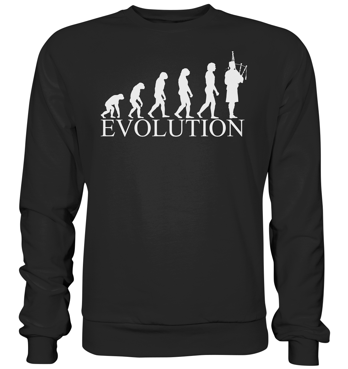 Bagpipe Evolution - Premium Sweatshirt