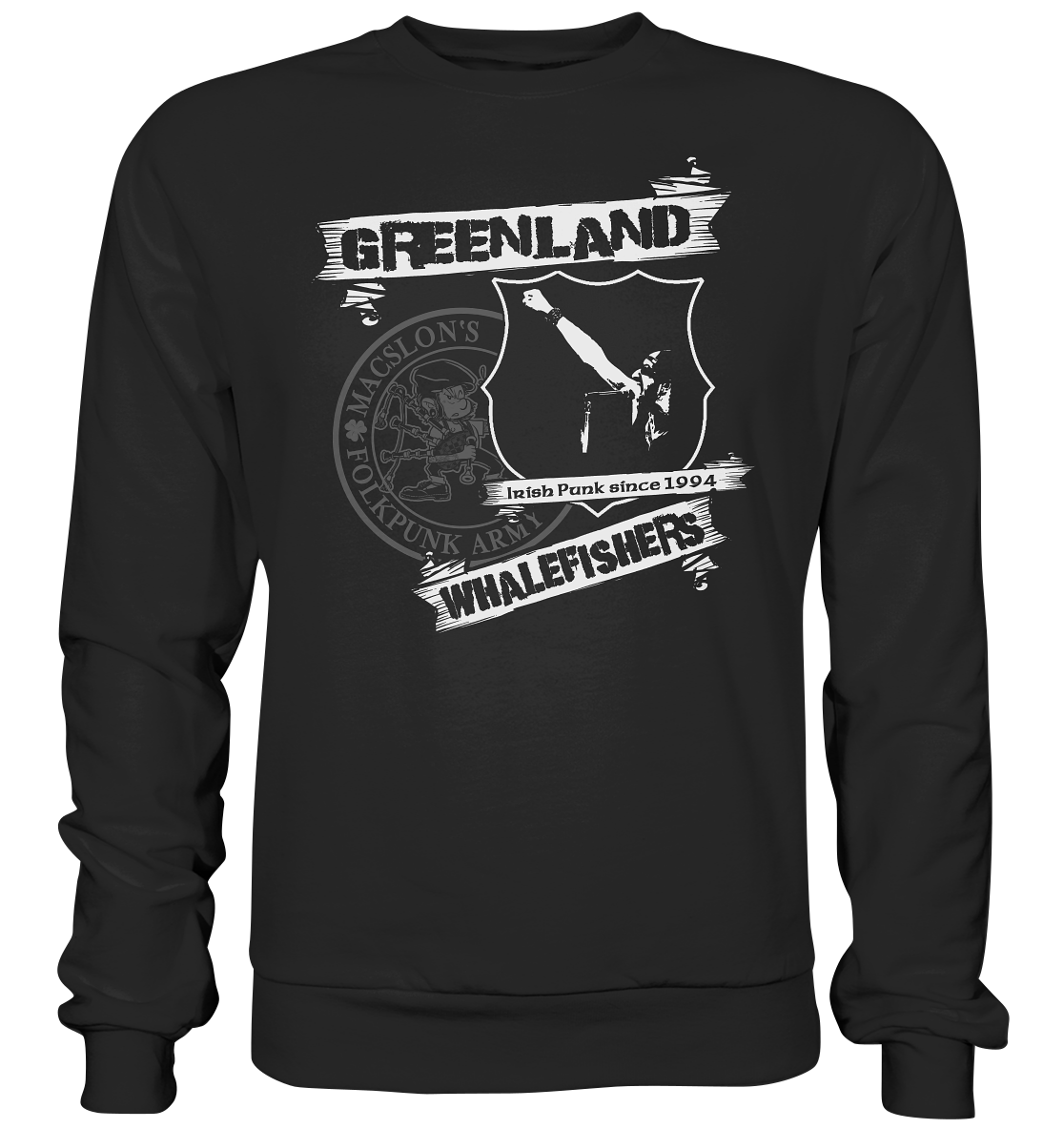 Greenland Whalefishers "MacSlon's Folkpunk Army" - Premium Sweatshirt