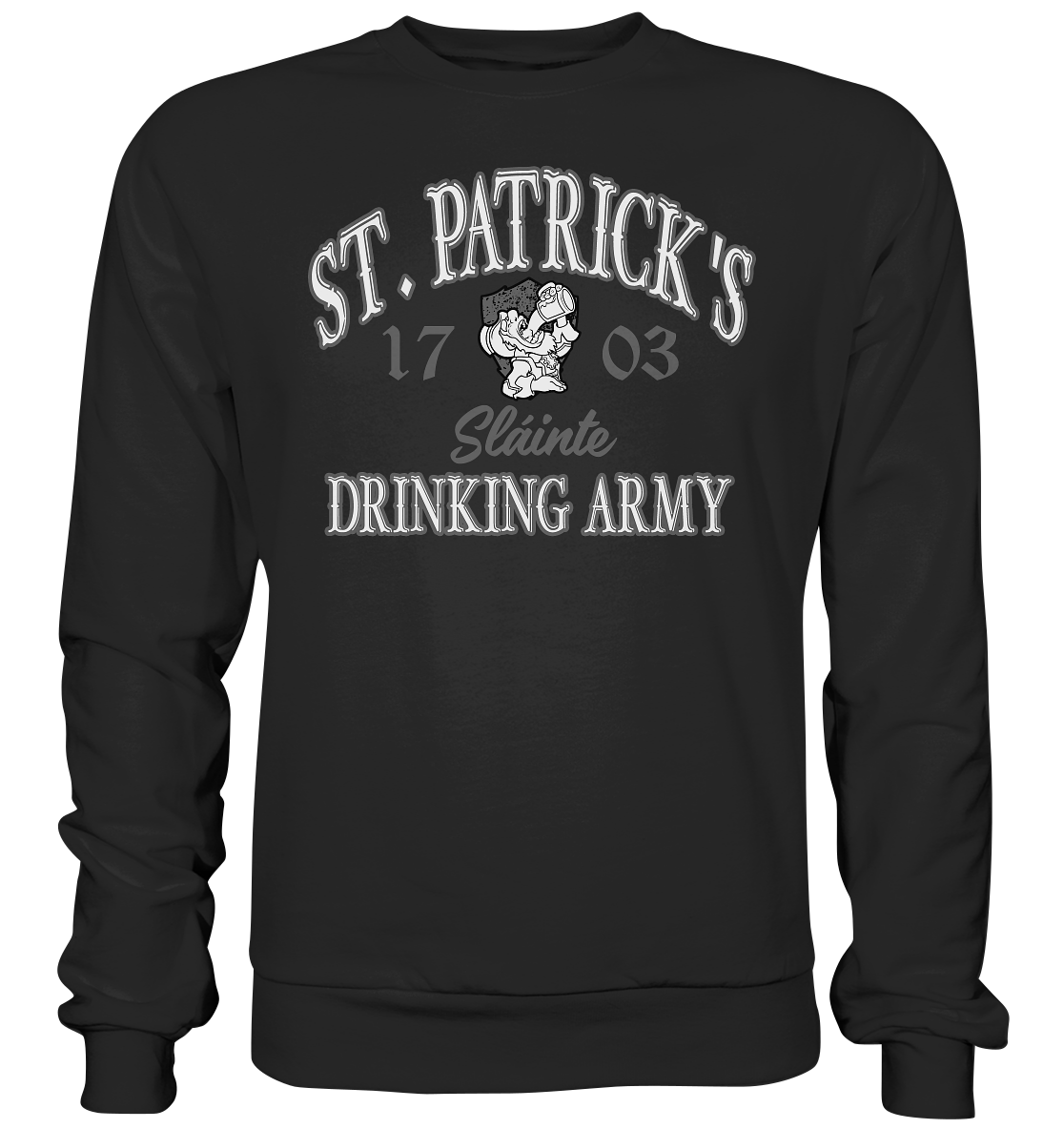 St. Patrick's Drinking Army "Sláinte" - Premium Sweatshirt