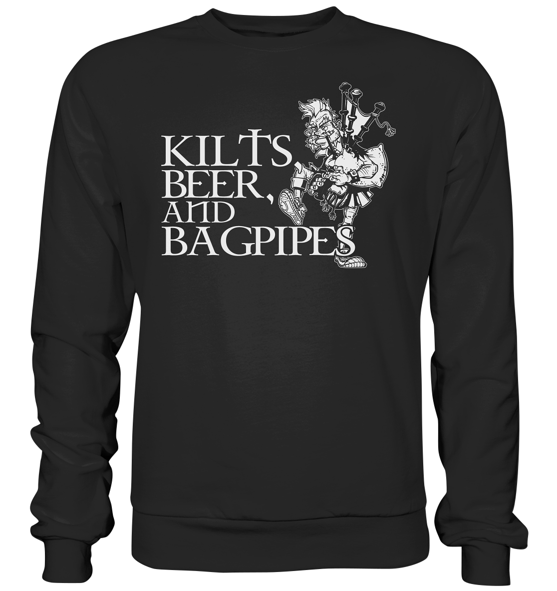 Kilts, Beer & Bagpipes - Premium Sweatshirt