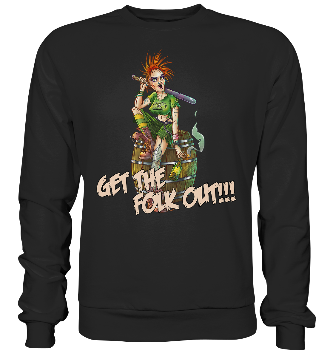 Get The Folk Out - Premium Sweatshirt