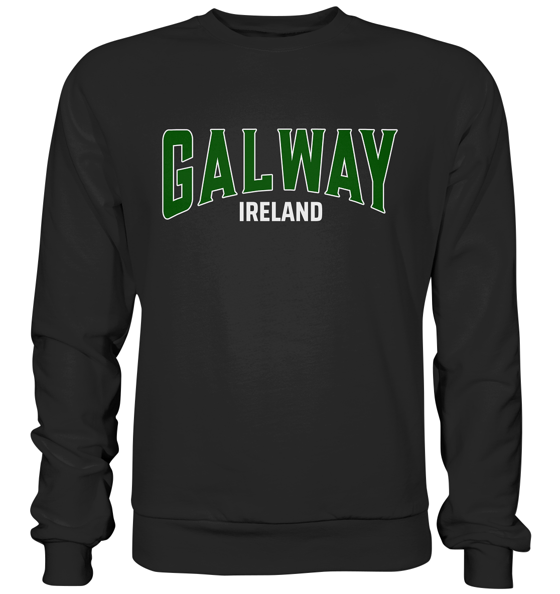 Galway / Ireland "Green Logo" - Premium Sweatshirt