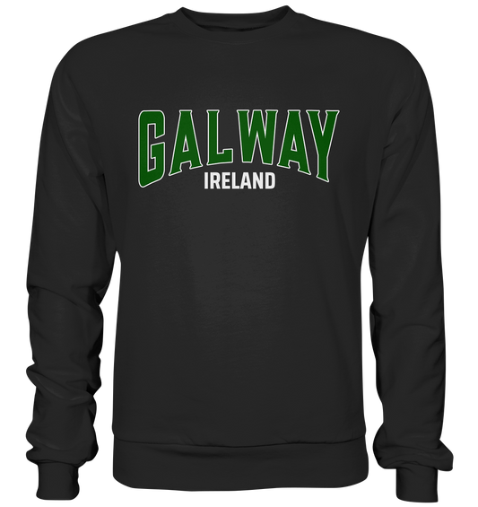 Galway / Ireland "Green Logo" - Premium Sweatshirt