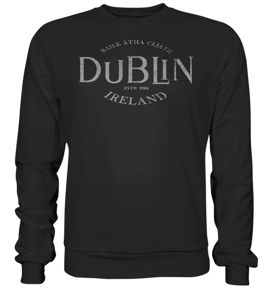 Dublin "Ireland / Baile Átha Cliath / Estd 988" - Premium Sweatshirt