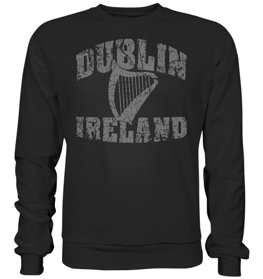 Dublin Ireland Harp - Premium Sweatshirt