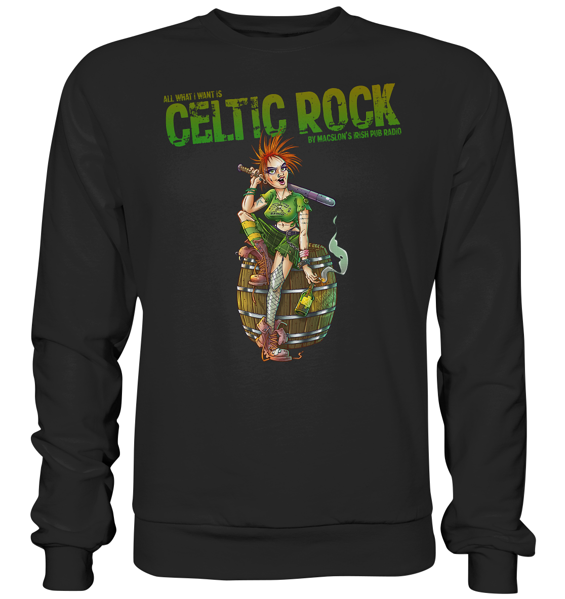 All What I Want Is "Celtic Rock" - Premium Sweatshirt
