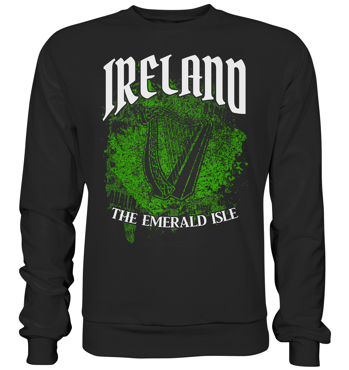 Ireland "The Emerald Isle / Splatter" - Premium Sweatshirt