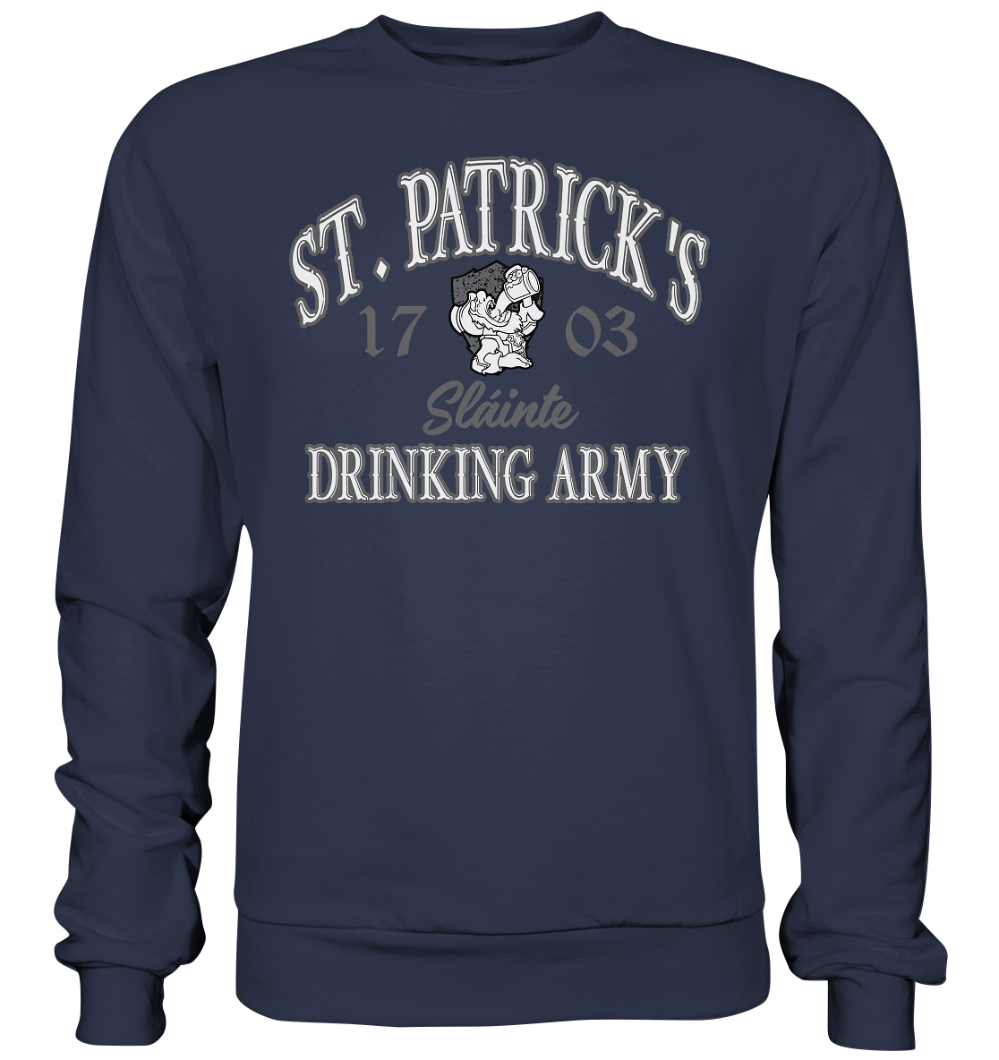 St. Patrick's Drinking Army "Sláinte" - Premium Sweatshirt
