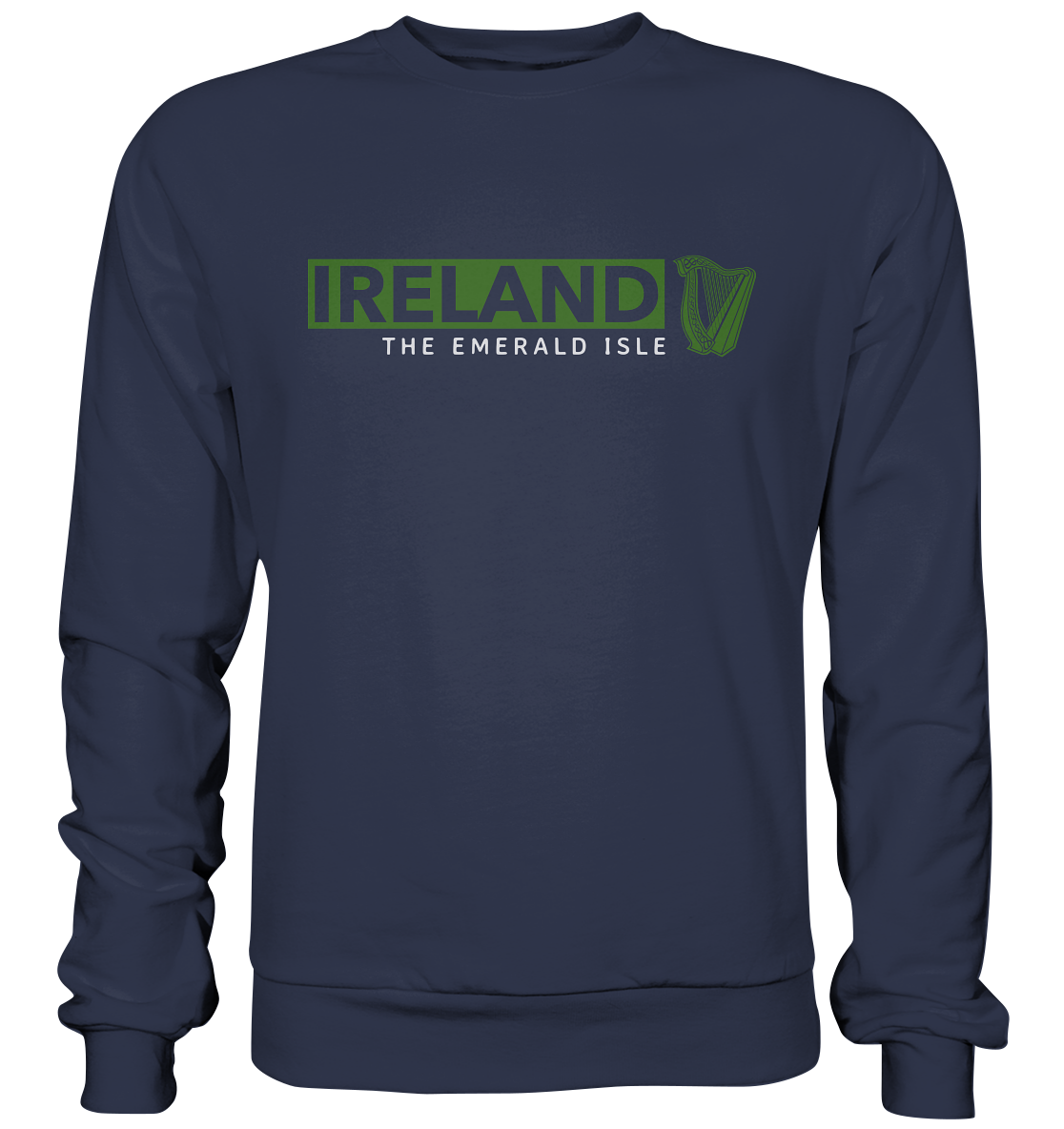 Ireland "The Emerald Isle / Harp" - Premium Sweatshirt