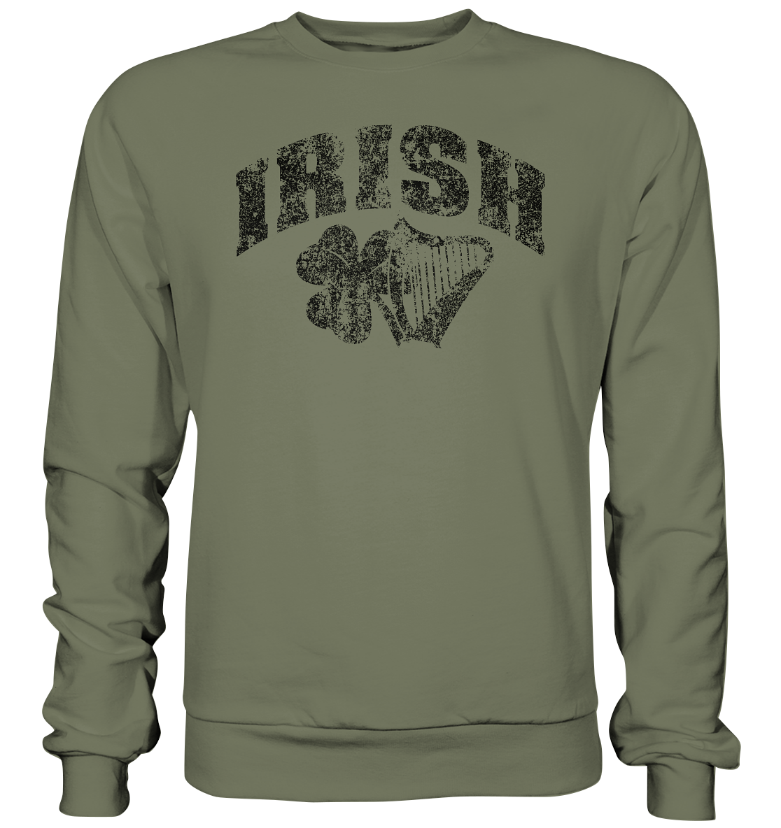 Irish "Shamrock & Harp" - Premium Sweatshirt