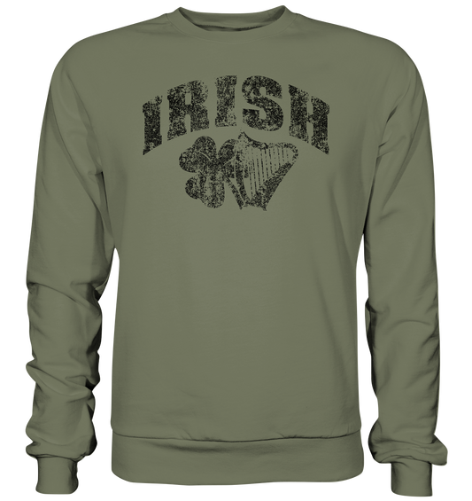 Irish "Shamrock & Harp" - Premium Sweatshirt