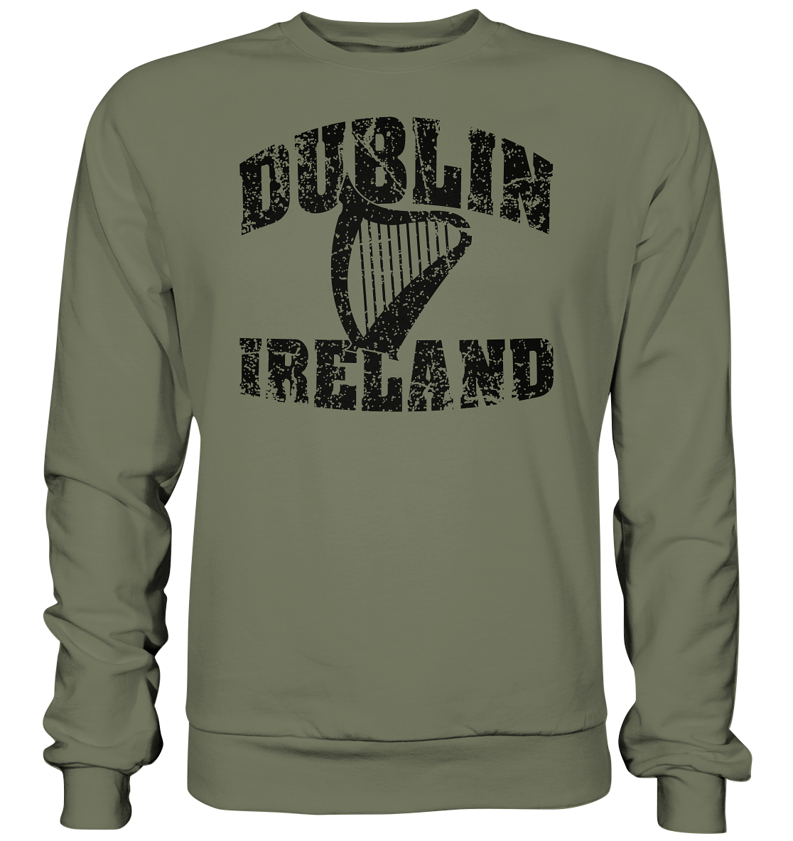Dublin Ireland Harp - Premium Sweatshirt