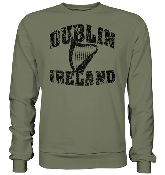 Dublin Ireland Harp - Premium Sweatshirt
